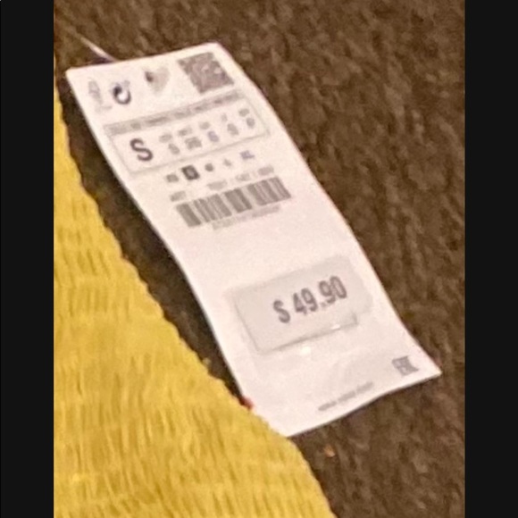 COPY - NWT Zara Basics women’s Size small yellow dress - Picture 3 of 3